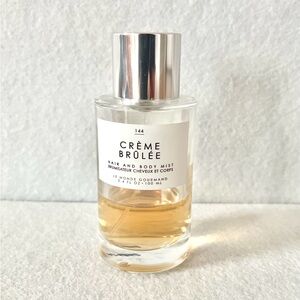 Le Monde Gourmand Creme Brulee Hair and Body Mist 3.4 oz 100 ml 30% full Unisex